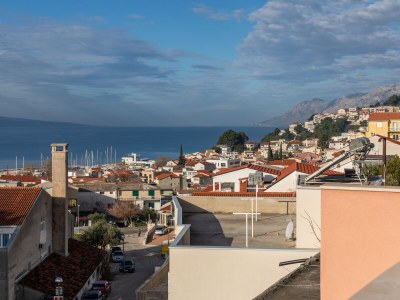 Apartment One bedroom apartment with balcony and sea view Baška Voda, Makarska A-23641-a - Outdoor photo 28