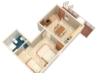 Apartment Apartments by the sea Zubovići, Pag - 241 - Outdoor photo 16