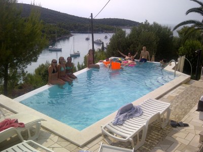 Holiday house Four-bedroom house with terrace and sea view Cove Pribinja, Hvar K-15324 - Outdoor photo 12