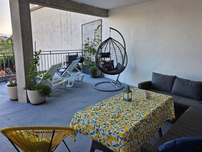 Apartment Two bedroom apartment with terrace and sea view Novi Vinodolski A-18968-a - Outdoor photo 21