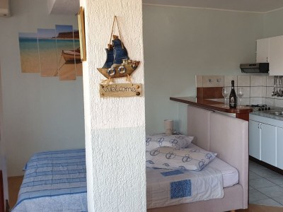 Apartment Studio flat with terrace and sea view Novi Vinodolski AS-18968-a - Outdoor photo 5