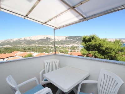 Apartment One bedroom apartment with balcony and sea view Baška, Krk A-24227-a - Outdoor photo 19