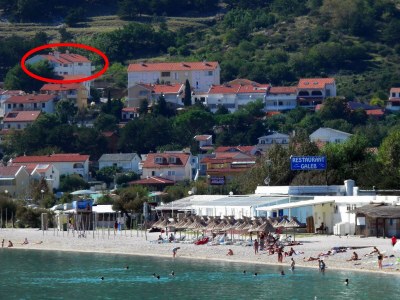 Apartment One bedroom apartment with balcony and sea view Baška, Krk A-24227-a - Outdoor photo 22