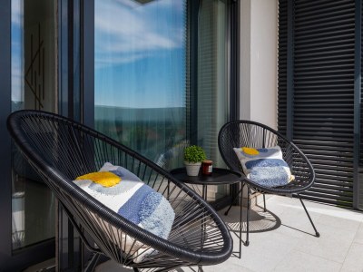 Apartment Two bedroom apartment with terrace and sea view Nin, Zadar A-24014-a - Outdoor photo 20