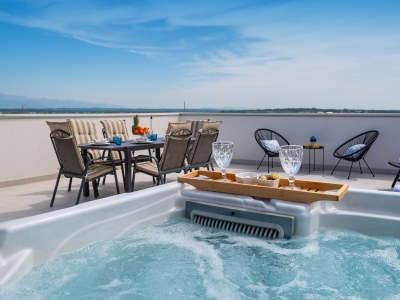 Apartment Two bedroom apartment with terrace and sea view Nin, Zadar A-24014-a - Outdoor photo 22