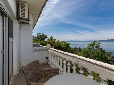 Apartment Studio flat with balcony and sea view Brela, Makarska AS-24416-a - Outdoor photo 28