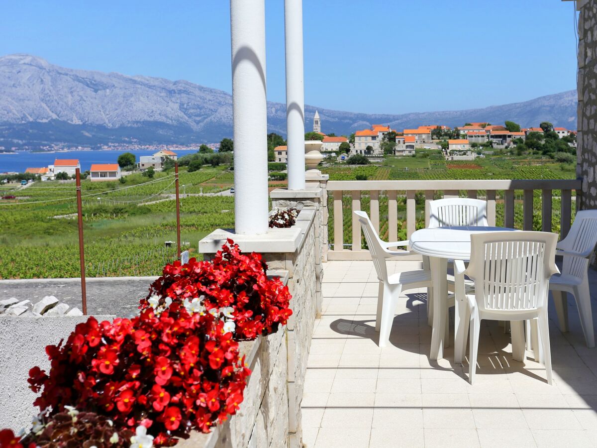 Apartment Two bedroom apartment with terrace and sea view Lumbarda, Korčula A-4352-a