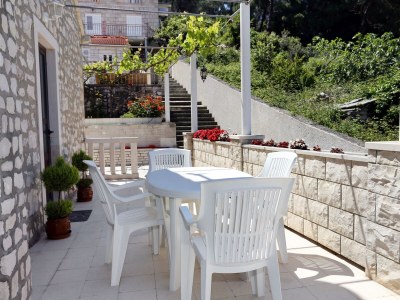 Apartment Two bedroom apartment with terrace and sea view Lumbarda, Korčula A-4352-a - Outdoor photo 26