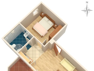 Apartment One bedroom apartment with terrace and sea view Vinišće, Trogir A-8660-b - Outdoor photo 30