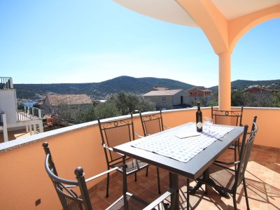 Apartment One bedroom apartment with terrace and sea view Vinišće, Trogir A-8660-b - Outdoor photo 33