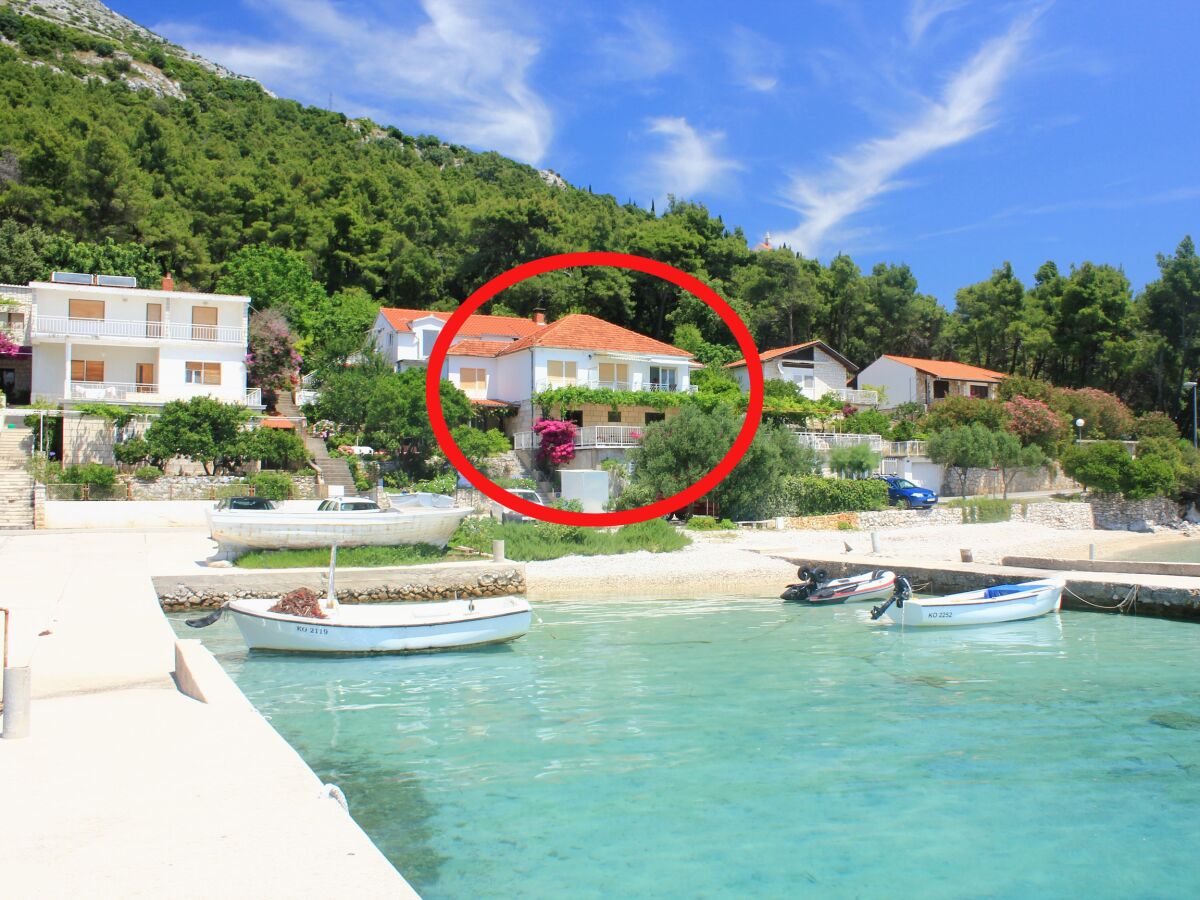 Apartment One bedroom apartment near beach Kučište - Perna, Pelješac A-4544-b