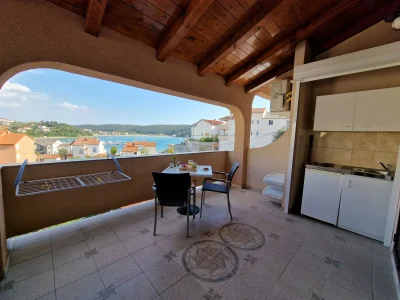 Apartment Studio flat with terrace and sea view Kampor, Rab AS-5037-e - Outdoor photo 10