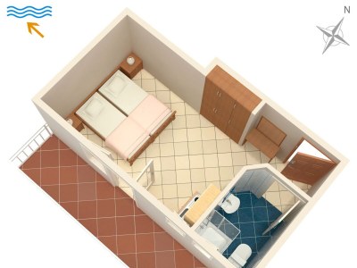 Apartment Studio flat with balcony Žuljana, Pelješac AS-4576-b - Outdoor photo 11