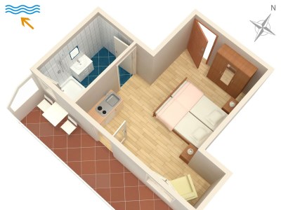 Apartment Studio flat with balcony and sea view Žuljana, Pelješac AS-4576-c - Outdoor photo 12