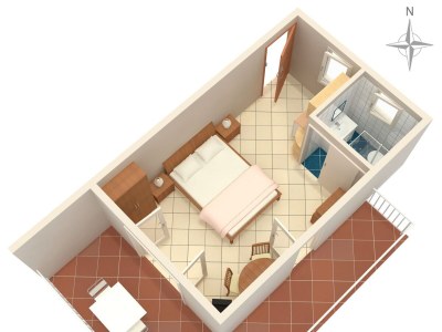 Apartment Studio flat with terrace and sea view Selce, Crikvenica AS-4801-a - Outdoor photo 27