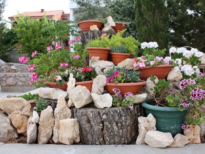 Apartment Two bedroom apartment with terrace and sea view Barbat, Rab A-4962-a - Outdoor photo 7