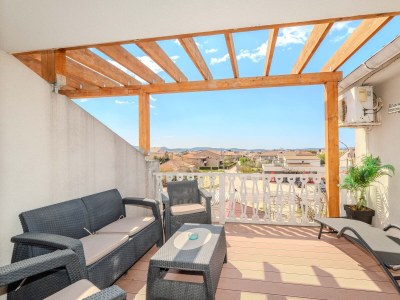 Apartment One bedroom apartment with terrace and sea view Sukošan, Zadar A-5906-b - Outdoor photo 31