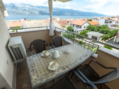 Apartment One bedroom apartment with terrace and sea view Ražanac, Zadar A-5885-a - Outdoor photo 14