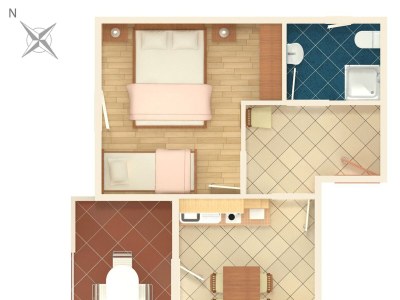 Apartment One bedroom apartment near beach Vrsi - Mulo, Zadar A-5951-a - Outdoor photo 28