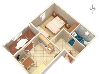 Apartment One bedroom apartment near beach Vrsi - Mulo, Zadar A-5951-c - Outdoor photo 25