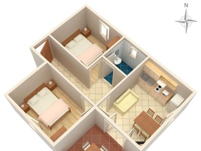 Apartment Two bedroom apartment near beach Vrsi - Mulo, Zadar A-5951-f - Outdoor photo 28