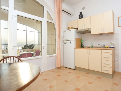 Apartment One bedroom apartment with terrace and sea view Brela, Makarska A-6006-a - Outdoor photo 14