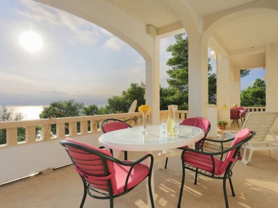 Apartment One bedroom apartment with terrace and sea view Brela, Makarska A-6006-a - Outdoor photo 20