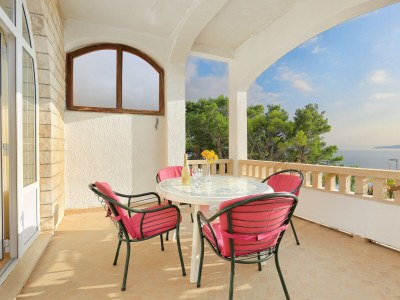 Apartment One bedroom apartment with terrace and sea view Brela, Makarska A-6006-a - Outdoor photo 24