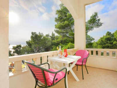 Apartment One bedroom apartment with terrace and sea view Brela, Makarska A-6006-b - Outdoor photo 18
