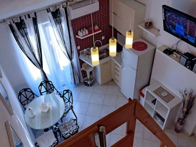 Apartment One bedroom apartment with terrace and sea view Tučepi, Makarska A-6058-a in Tučepi - Apartment