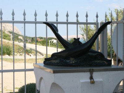 Apartment One bedroom apartment with terrace and sea view Bošana, Pag A-6460-c - Outdoor photo 12