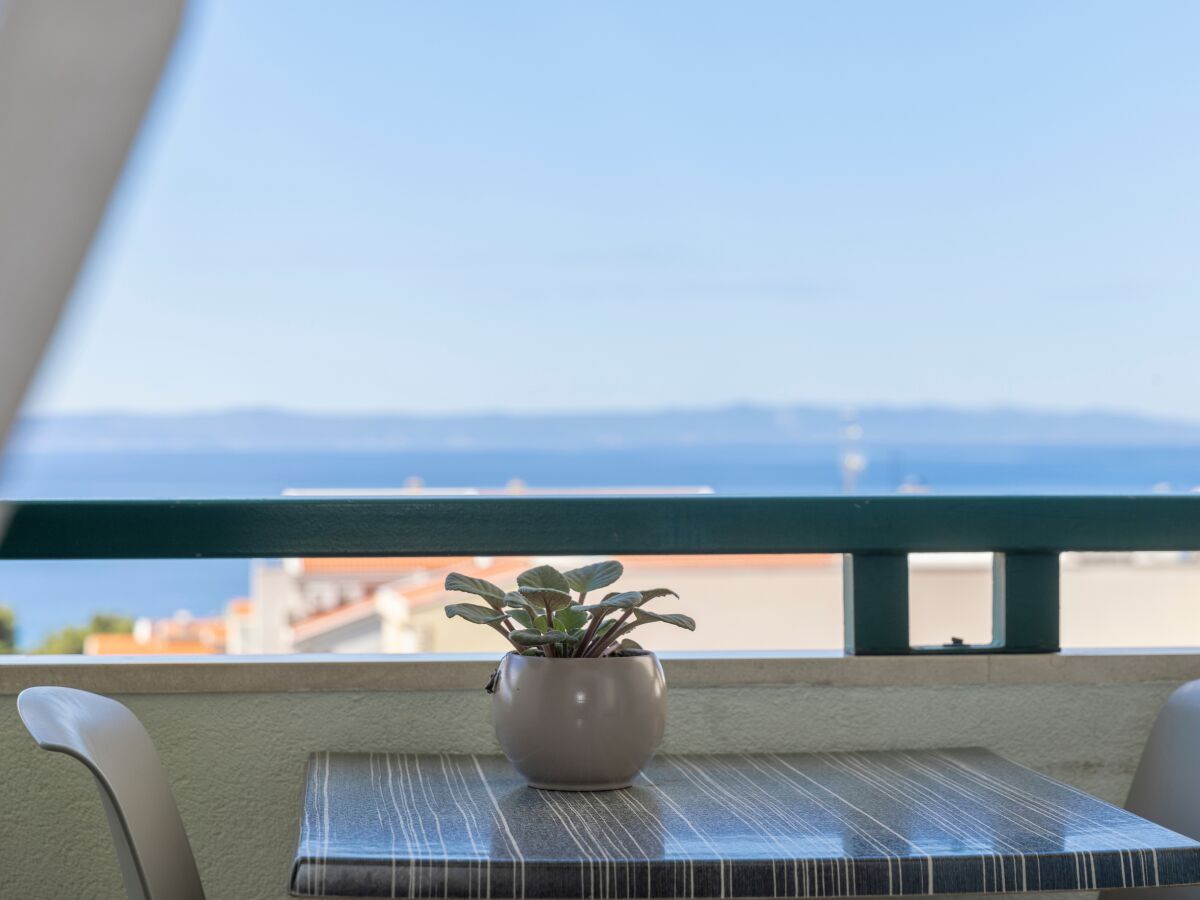Apartment One bedroom apartment with balcony and sea view Makarska A-6632-a