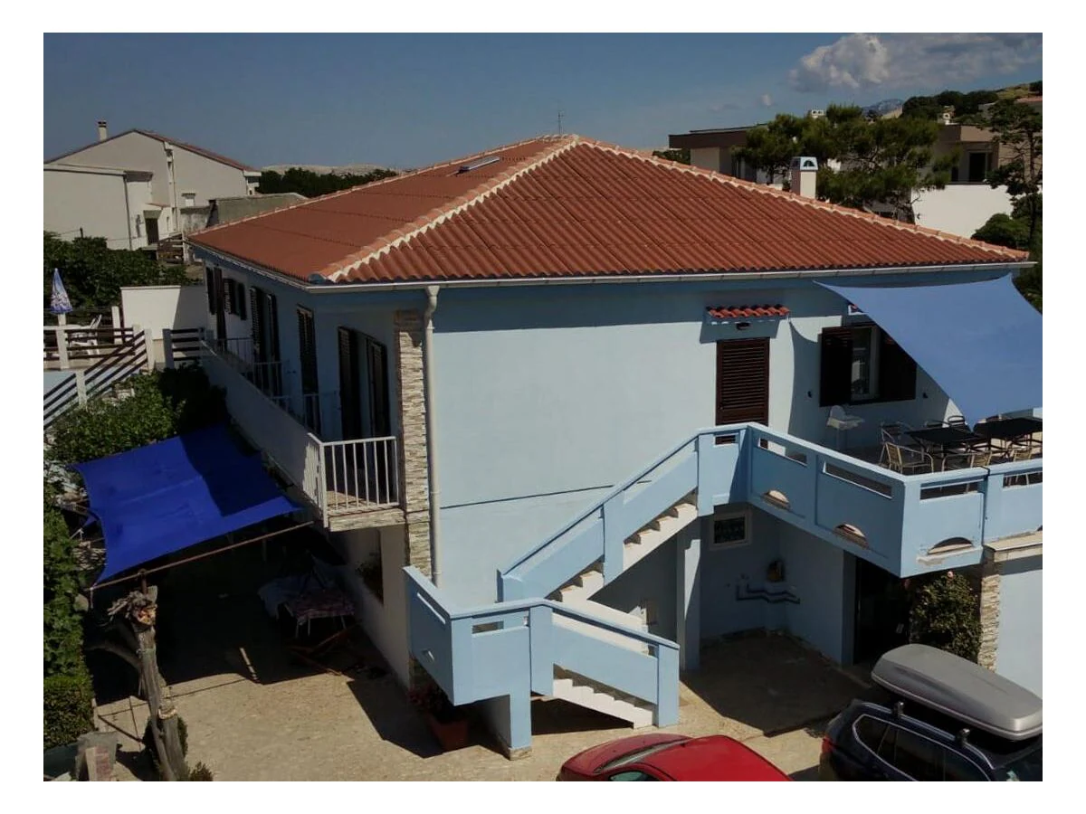 Apartment Four-bedroom apartment with terrace and sea view Pag A-6325-a