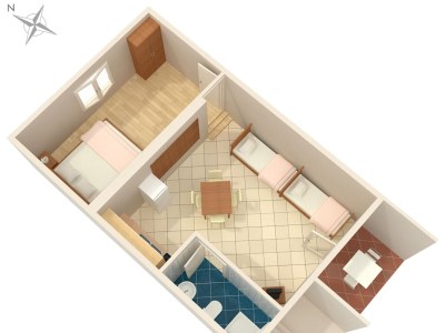 Apartment One bedroom apartment with terrace and sea view Podaca, Makarska A-6736-a - Outdoor photo 32