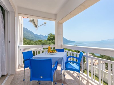 Apartment Studio flat with terrace and sea view Podaca, Makarska AS-6736-a - Outdoor photo 26