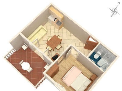 Apartment One bedroom apartment near beach Zaglav, Dugi otok A-8144-c - Outdoor photo 15