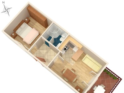 Apartment One bedroom apartment near beach Duće, Omiš A-8378-a - Outdoor photo 29