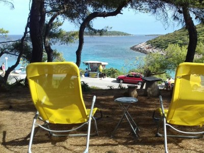 Apartment Studio flat with terrace and sea view Milna, Vis AS-8490-a - Outdoor photo 7