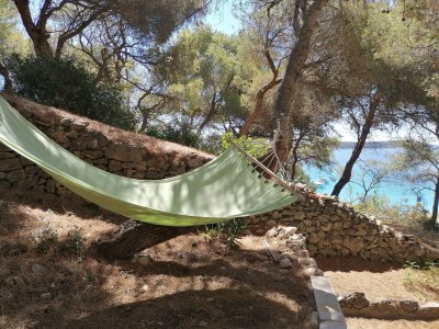 Apartment Studio flat with terrace and sea view Milna, Vis AS-8490-a - Outdoor photo 8