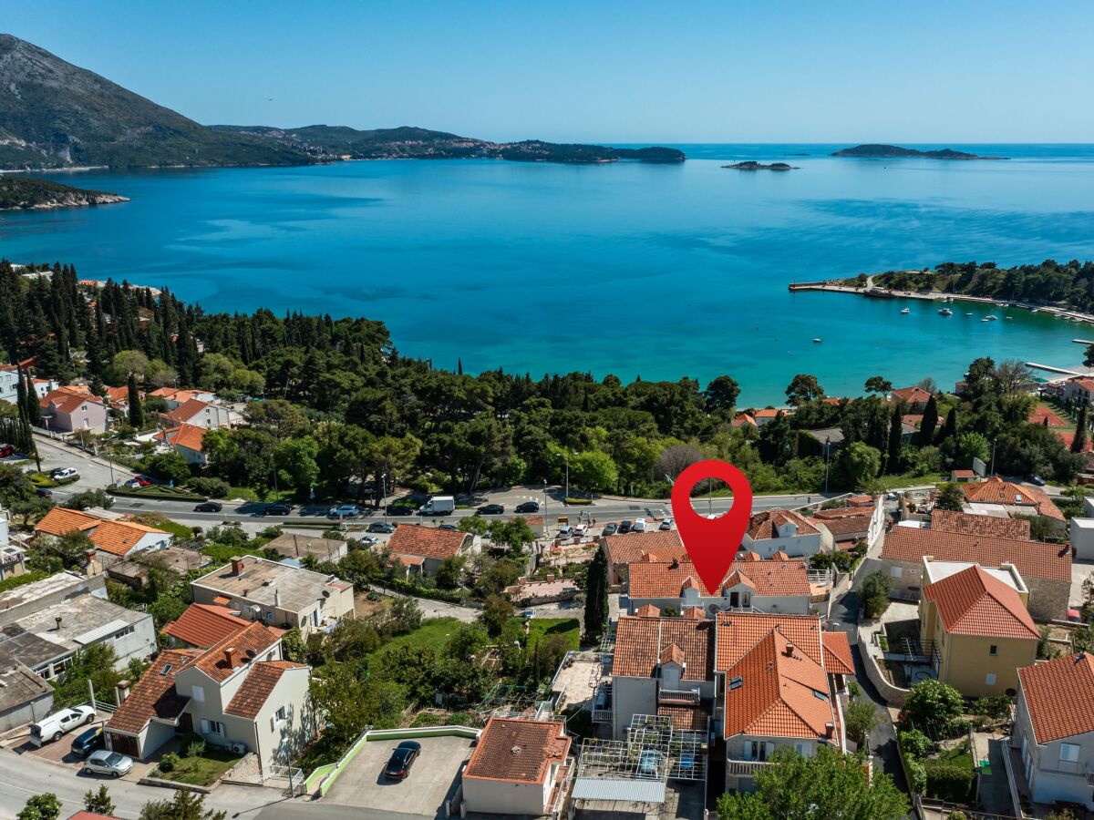 Apartment Two bedroom apartment with terrace and sea view Mlini, Dubrovnik A-8566-b