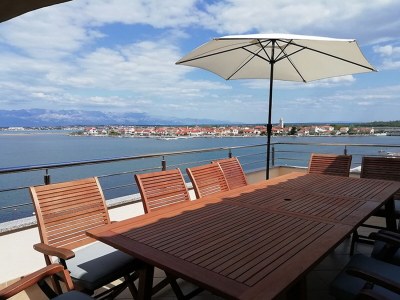 Apartment Comfortable and spacious apartment with terrace and sea view Nin, Zadar A-6153-a - Outdoor photo 35