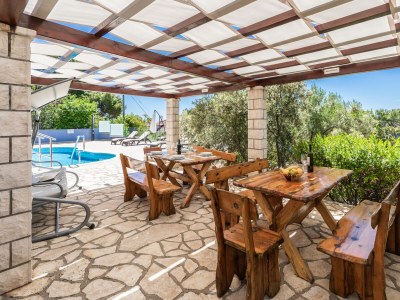 Apartment Two bedroom apartment near beach Prižba, Korčula A-10056-c - Outdoor photo 15