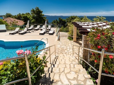 Apartment Two bedroom apartment near beach Prižba, Korčula A-10056-d - Outdoor photo 14