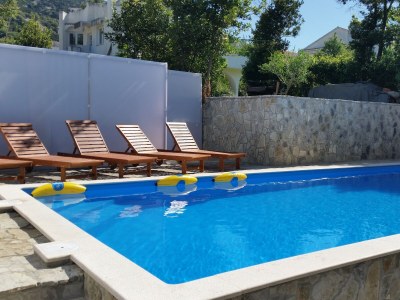 Apartment Two bedroom apartment with terrace Baška, Krk A-18733-b - Outdoor photo 7