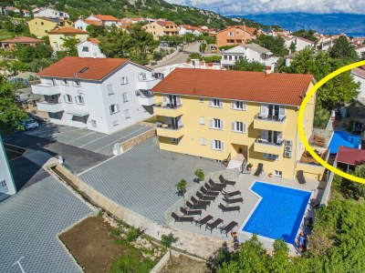 Apartment Two bedroom apartment with terrace Baška, Krk A-18733-c in Baška - Apartment