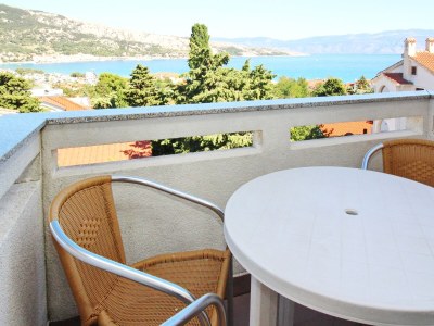 Apartment Two bedroom apartment with balcony and sea view Baška, Krk A-18794-a - Outdoor photo 14