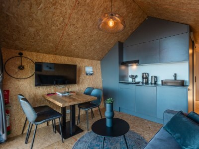Bungalow Vakantiepark Wiedense meren - Tinyhouse havenzicht - Features photo 5