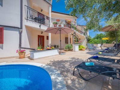 Apartment One bedroom apartment with terrace and sea view Drenje, Labin A-22992-f - Outdoor photo 15