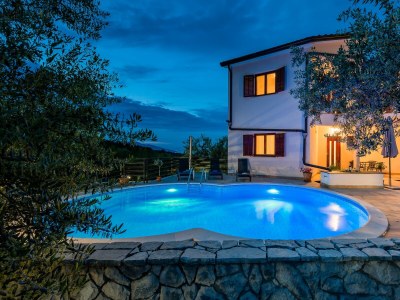 Apartment One bedroom apartment with terrace and sea view Drenje, Labin A-22992-f - Outdoor photo 31