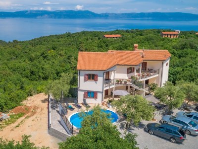 Apartment Two bedroom apartment with terrace and sea view Drenje, Labin A-22999-b - Outdoor photo 6